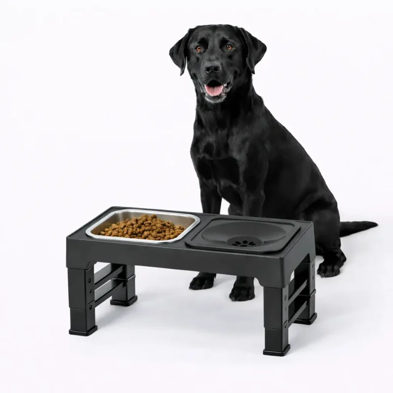 koiran ruokakuppi teline